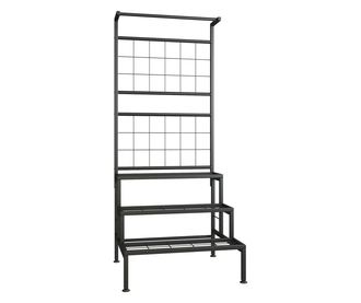 Metalni nosač za cvijeće Balko crn 60x54x158 cm