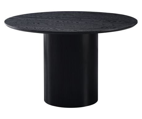 Μαύρο τραπέζι από MDF 120x75 εκ.