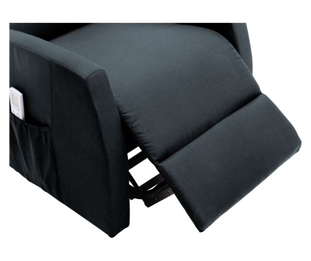 Fotoliu de relaxare pozitionabil gri Ticino 72x90-160x83-106 cm
