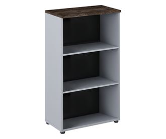DTD szürke Klaudius könyvespolc 70x40x120 cm