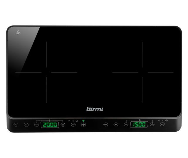 Girmi PI51 Dvojna indukcijska kuhalna plošča - Črna