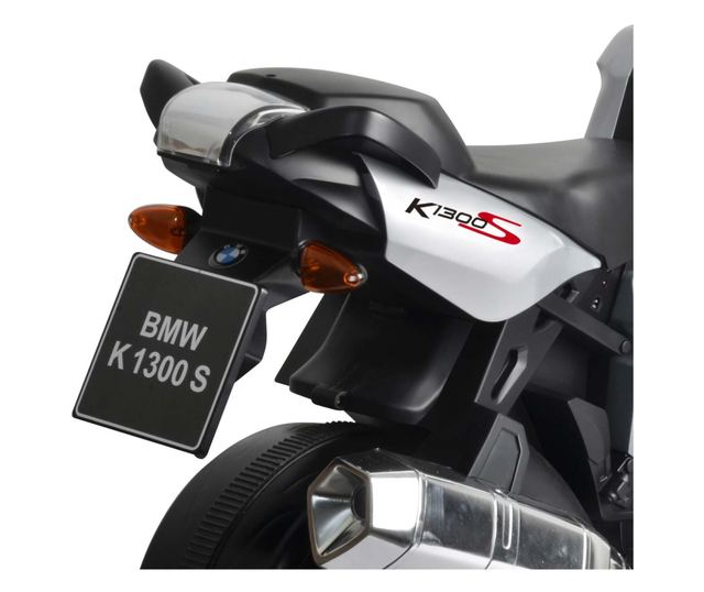 Детски електрически мотоциклет BMW, Buddy Toys, + 3 години, 3 км/ч, Бял/Черен