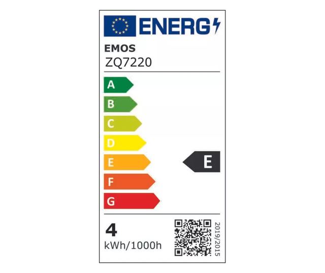 LED крушка ZQ7220, топла светлина 2700K, 6W, 470lm, рефлектор тип R50, E14, 30000 ч работа, 3 години гаранция, Emos
