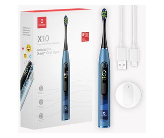 Ел. четка за зъби Oclean X10 Smart Electric Toothbrush, Ocean Blue