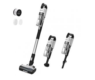 Aspirator vertical Levoit LVAC-200, 180W, Autonomie 50 min, filtrare pe 5 trepte, LED, Fara incurcare, Turbo, Alb/negru