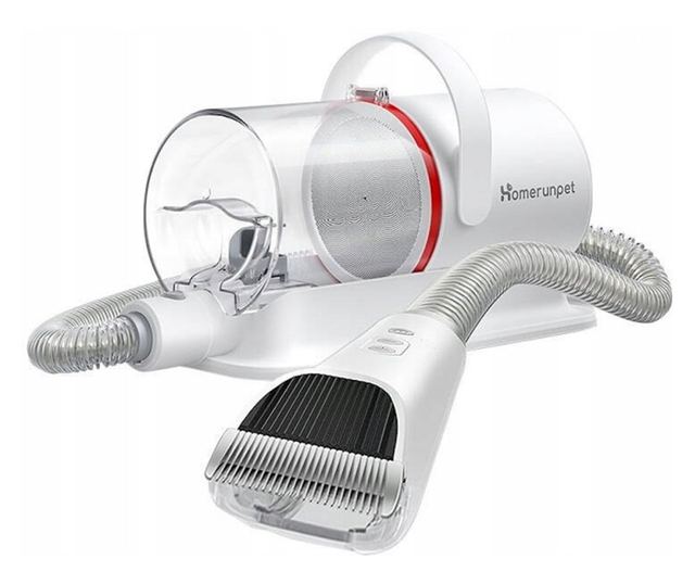 HomeRunPet HC15 2 în 1 Toaletă pentru animale de companie, 400 W, 12 KPa, 1,85 L, 3 niveluri de aspirație, 45 dB, alb