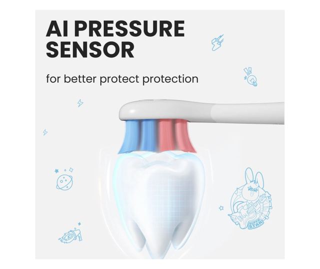 Xiaomi Oclean Kids elektromos fogkefe gyerekeknek kék