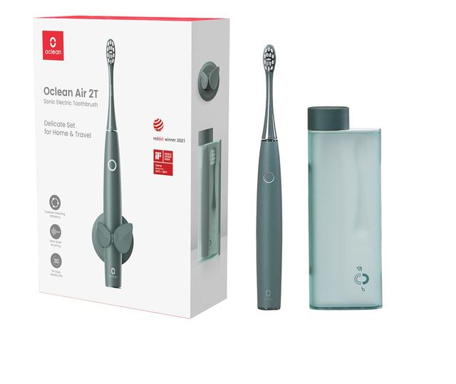 Електрическа четка за зъби Xiaomi Oclean Air 2T зелена (Oclean Air 2T зелена) - Електрическа четка за зъби