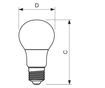 Крушка LED Philips CorePro, E27, 5.5W (40W), 470 лумена, Топла светлина