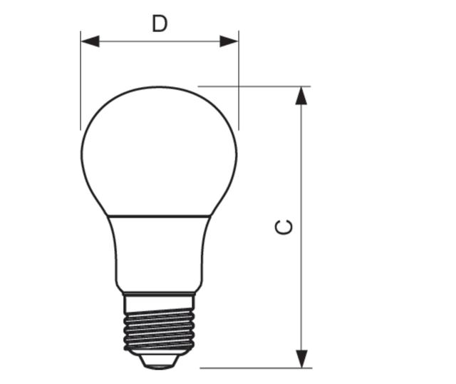 Крушка LED Philips CorePro, E27, 5.5W (40W), 470 лумена, Топла светлина
