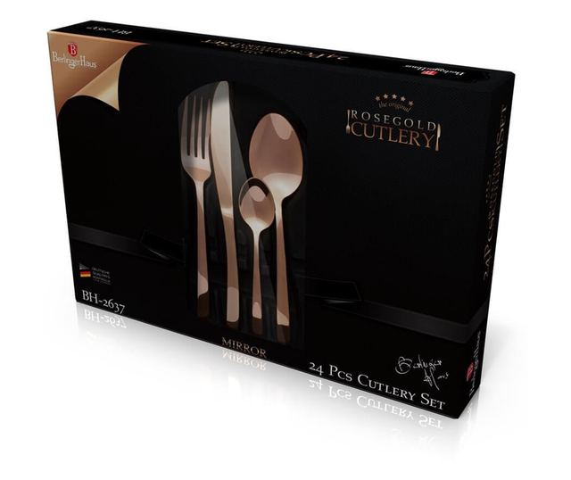 24 részes étkészlet Berlinger Haus Rose Gold fényes BH 2637A