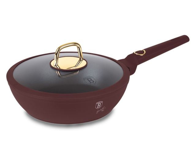 Tigaie 24 cm cu capac, 2.3 litri Leonardo Collection Berlinger Haus BH 8032