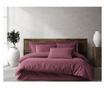 Lenjerie de pat dublu, Majoli Bahar Class Home Collection, 100% bumbac satin, 210TC, 4 piese, Modest Plume