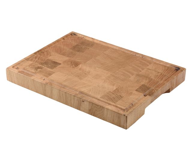 Daska za rezanje od hrastovog drveta 30x20x2.5 cm
