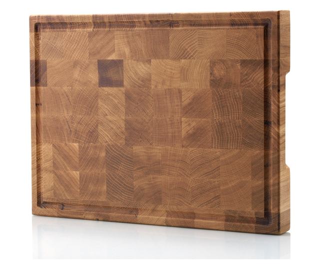 Profesionalna daska za rezanje 30x40x4 cm – hrastovo drvo
