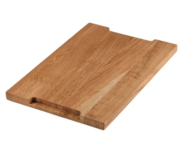 Profesionalna daska za rezanje od hrastovog drva 30x20x2 cm