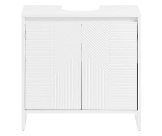 SoBuy COMPLEXUL LUI NIPPER, dulap de baie, dulap de baie sub chiuvetă BZR157-W