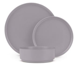 Tányérkészlet 18 részes Taupe Berlinger Haus BH 10006