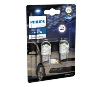 Set 2 becuri led auto Alb  W21W Philips Ultinon Pro3100 SL  semnalizare