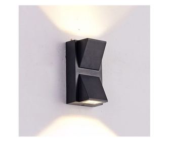 Aplica LED de Exterior, 6W, Negru