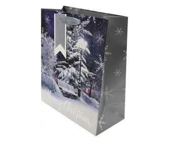 Подаръчна торбичка Коледа SDE L XMAS PHOTOGRAPHIC