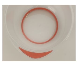 3 db keverőtál készlet Excellent Houseware, polipropilén, 1,5 /2/2,5 l, átlátszó/piros