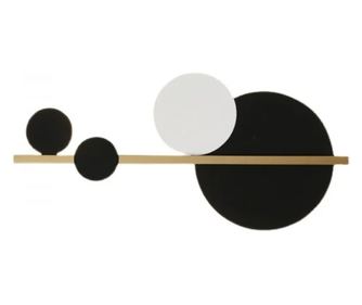 Aplica/plafoniera echipata cu LED, Gallio, 12W, 3000K (lumina calda), 60x29x8cm