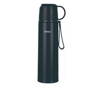 Thermos Rosberg R52010F, 500 ml, Capac pentru pahare, Oțel inoxidabil, Negru