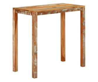 Bar stol, 112x55x108 cm, reciklirano masivno drvo