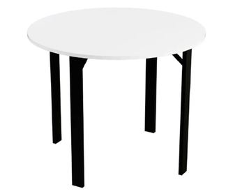 Masa bucatarie Onita rotund culoare alb-negru,R90 X 75 cm