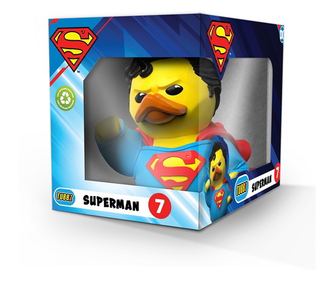 Figurina Numskull Tubbz Boxed - Rata de cauciuc „Superman” DC Comics