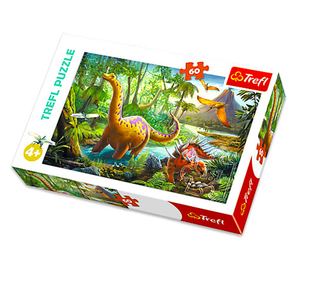 Trefl 5900511173192 puzzle-uri Puzzle (cu imagine) fierăstrău 60 buc. Dinozauri