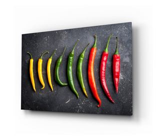 Картина от закалено стъкло, Pepper  72 x 46 см