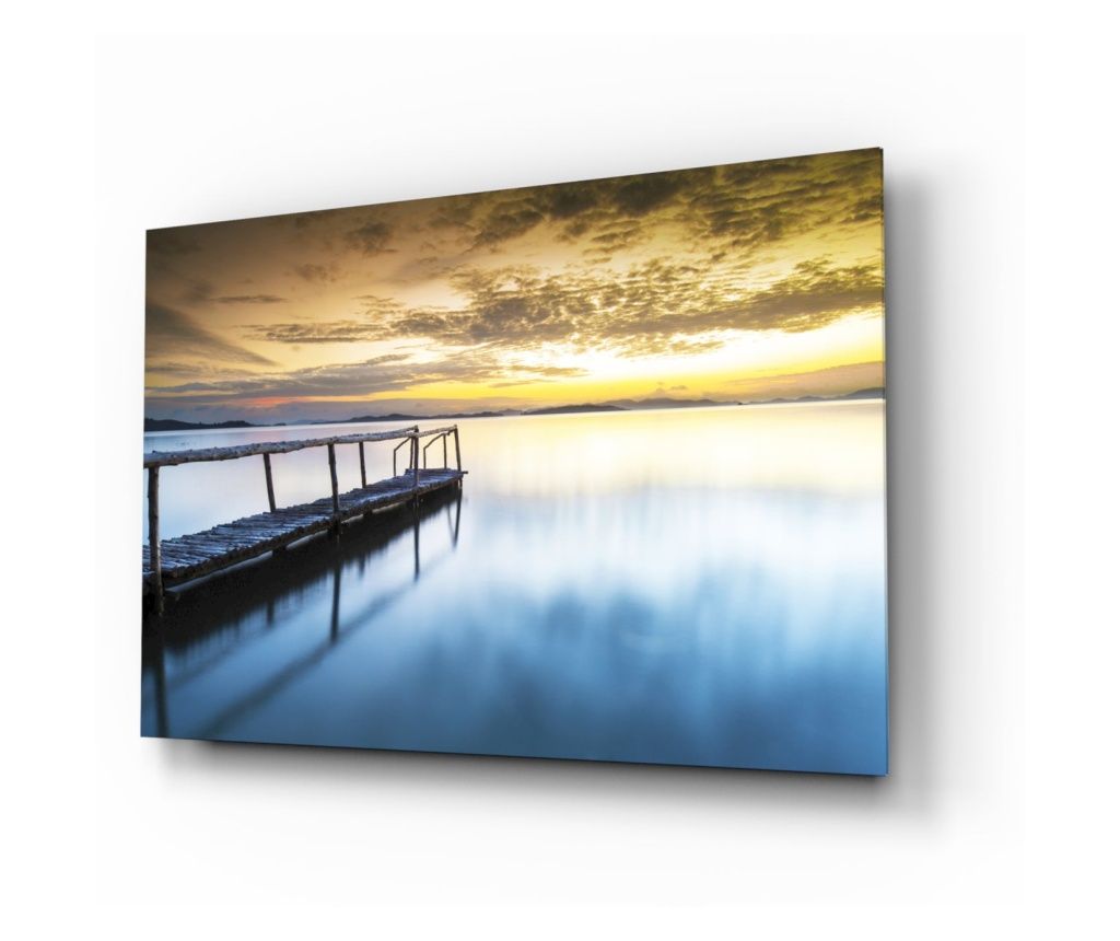 Tablou din sticla securizata, Sunset on the Beach  110 x 70 cm