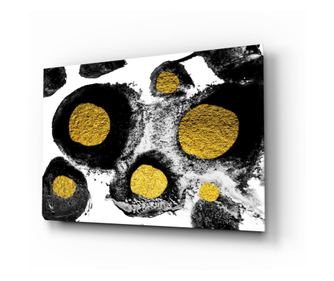 Festés rögzített üvegre, Abstract Colors 72 x 46 cm