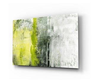 Festés rögzített üvegre, Abstract 110 x 70 cm