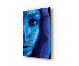 Slikanje na osiguranom staklu, Woman Portrait  110 x 70 cm