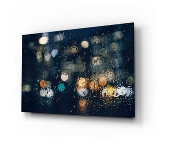 Картина от закалено стъкло Rain  72 x 46 см