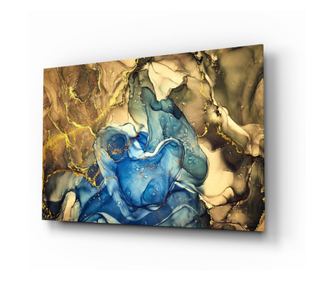 Картина от закалено стъкло Colored Smoke  72 x 46 см