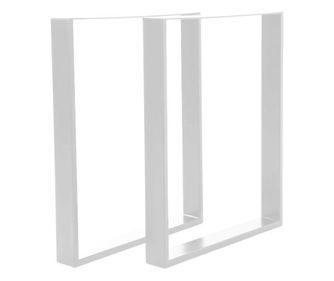 Set 2 Picioare Masa Metal, Moderne, Durabile, Finisaje Premium, Vopsire in Camp Electrostatic