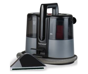Aspirator pentru spalat covoare si tapiterie Techwood TAN-6066, 600W, Rezervoare pentru apa curata si uzata, Negru