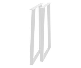 Set 2 Picioare Masa Metal Stil Scandinav, Trapez, Vopsire in Camp Electrostatic, Finisaje Premium