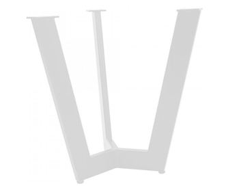 Picior Masa Metalic, pentru Masa Cafea, Stil Scandinav Modern, Forma Trident, Finisaje Premium, Vopsire in Camp Electrostatic