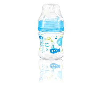 BabyOno cumisüveg műa. szélesnyakú anticolic 120ml kék 402/03