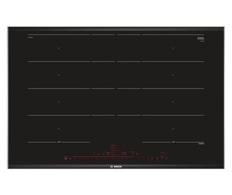 Котлон за вграждане Bosch PXY875DC1E, Индукция, 4 зони за готвене, MaxiFlex, PerfectFry, 80 см, Черен