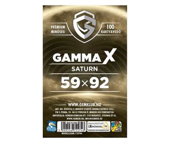 Gém Klub Gamma X Saturn Kártyavédő (59x92 mm) - 100 db/csomag