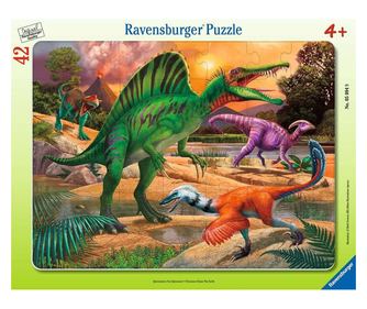 Puzzle Ravensburger - Dinozauri, 42 piese