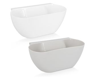 Комплект от 2 кухненски кошчета за отпадъци, 4 литра, 29 x 12 x 11 см, 46978.01