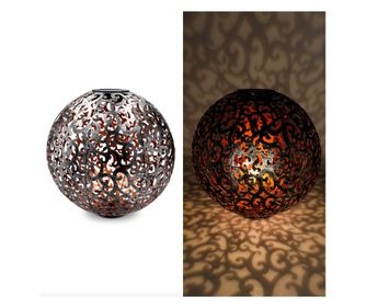 Solární venkovní svítidlo Navaris, LED osvětlení, 30 cm, Automatický start/stop, 47537.01