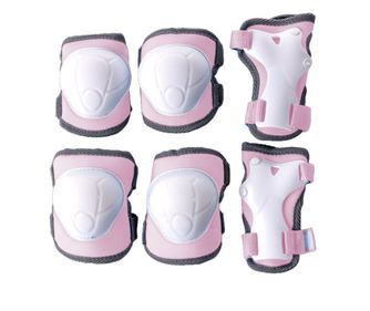 Set 6 protectii sport Yvolution 3-5 ani Pink